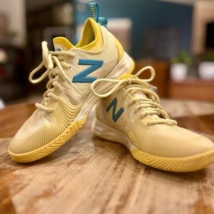 New Balance Court shoes size 5. These could be used for pickleball or tennis.
